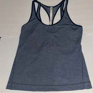 Blue gray Lululemon tank top size 8